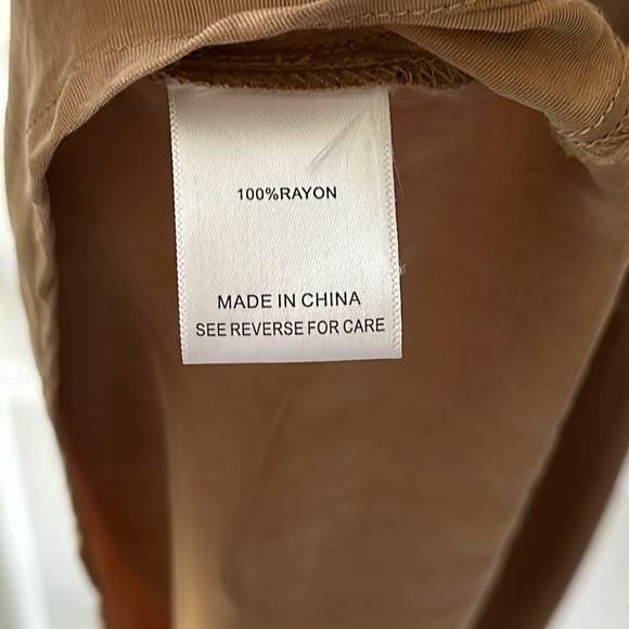 Lucy Paris Taupe Slip Dress Midi S - Picture 9 of 10